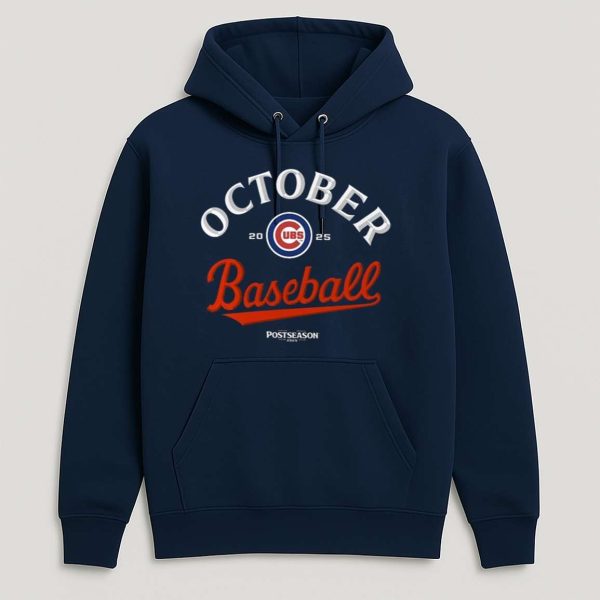 Cubs 2025 October Postseason Baseball Shirt