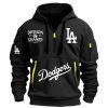Dodgers 2025 NL West Division Champions Quarter Zip Hoodie