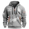 Dodgers 2025 NL West Division Champions Quarter Zip Hoodie