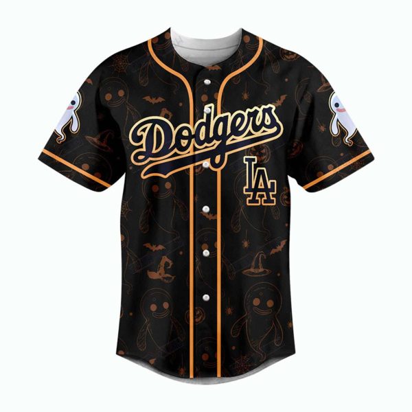 Dodgers x One Piece Perona Ghost Halloween Baseball Jersey