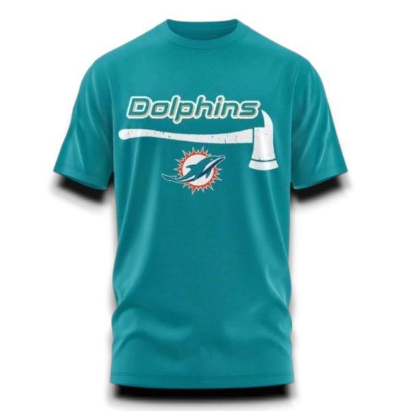 Dolphins Firefighter Appreciation Day Shirt 2025