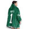 Eagle 1 Hurts Doesnt It Football Unisex Blanket Hoodie
