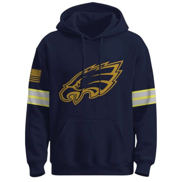 Eagles Retired But Forever A Firefighter At Heart 2025 Hoodie