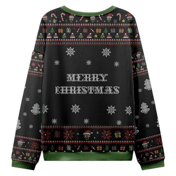 Eat Drink And Be Undead Brains For Ugly Christmas Sweaters 1