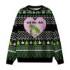 Eat The Rich Frog 2025 Ugly Christmas Sweater