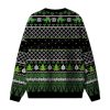 Eat The Rich Frog 2025 Ugly Christmas Sweater