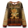 Festive And Frazzled Jingling All The Way To January Christmas Ugly Sweater