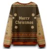 Festive And Frazzled Jingling All The Way To January Christmas Ugly Sweater