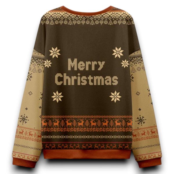 Festive And Frazzled Jingling All The Way To January Christmas Ugly Sweater