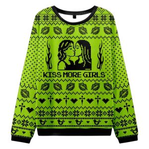 Kiss More Girls Ugly Christmas Sweater