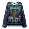 Gingerbreads Final Cry The End Is Near Christmas Ugly Sweater