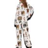 Home Alone Christmas Silky Satin Pajama Set For Women