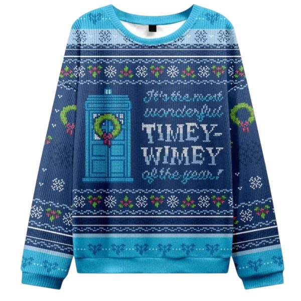 Its The Most Wonderful Timey Wimey Of The Year Christmas Ugly Sweater