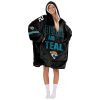 Jaguars Black And Teal Hunter 12 Football Unisex Blanket Hoodie 8 Jaguars Black And Teal Hunter 12 Football Unisex Blanket Hoodie