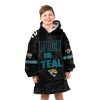 Jaguars Black And Teal Hunter 12 Football Unisex Blanket Hoodie 11 Jaguars Black And Teal Hunter 12 Football Unisex Blanket Hoodie