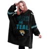 Jaguars Black And Teal Hunter 12 Football Unisex Blanket Hoodie 10 Jaguars Black And Teal Hunter 12 Football Unisex Blanket Hoodie