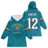 Jaguars Duuuval FL Hunter 12 Football Unisex Blanket Hoodie