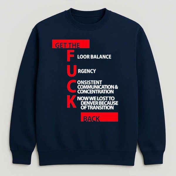 Jeff Van Gundy Get The Fuck Back Shirt