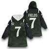 Jets Fields 7 Captain Football Unisex Blanket Hoodie