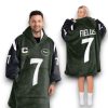 Jets Fields 7 Captain Football Unisex Blanket Hoodie
