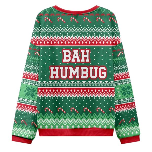 Krampus Bah Humbug Christmas Ugly Sweater 2025