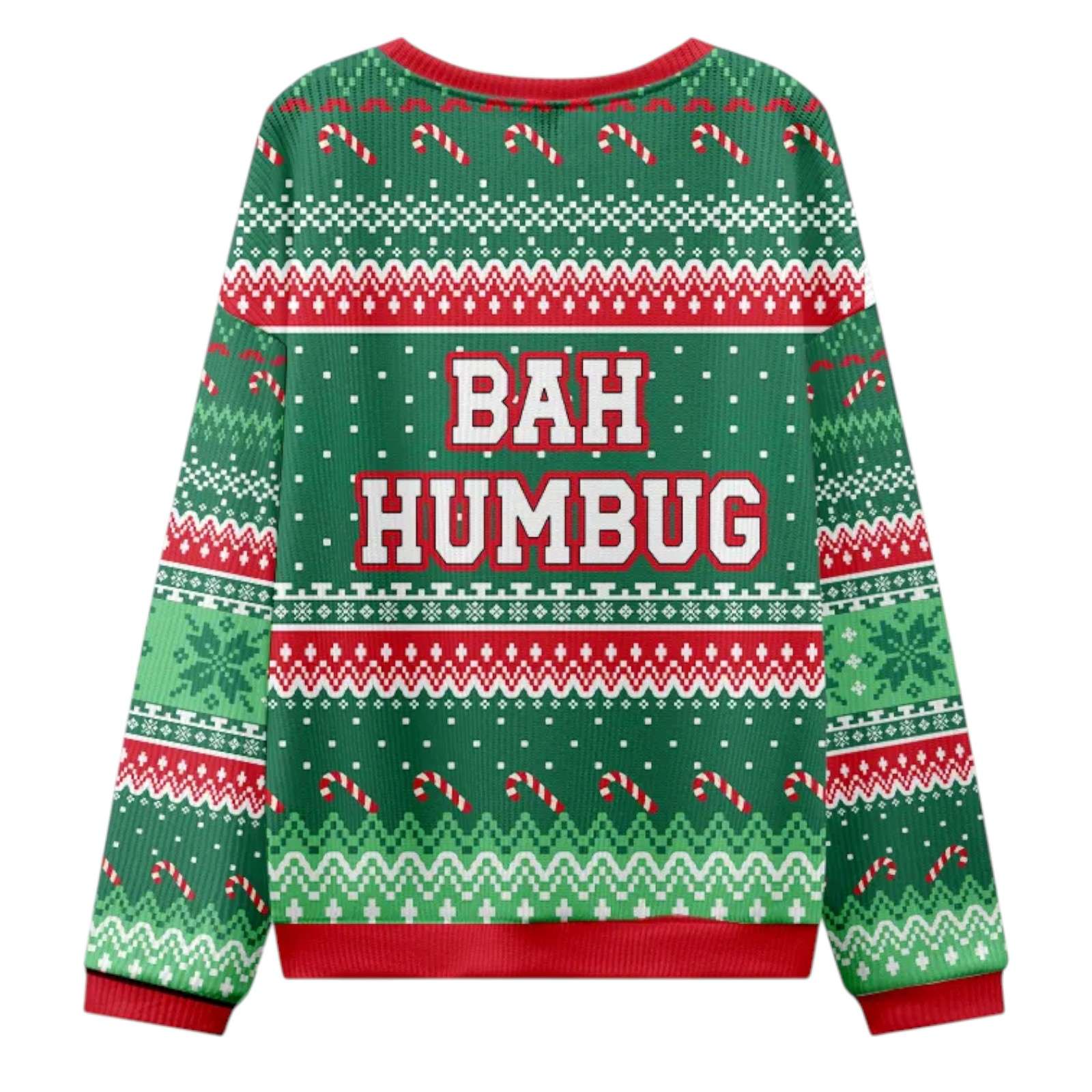 Krampus Bah Humbug Christmas Ugly Sweater 2025