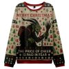 Krampus The Price Of Cheer Is Paid In Fear Christmas Ugly Sweater