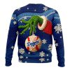 LA Dodgers 143rd Anniversary Grnch Ugly Christmas Sweater 2025