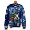 LA Dodgers 143rd Anniversary Grnch Ugly Christmas Sweater 2025