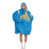 LA Rams DieHard Bolt Club Inland Empire EST 2014 Herbert 10 Blanket Hoodie