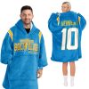 LA Rams DieHard Bolt Club Inland Empire EST 2014 Herbert 10 Blanket Hoodie