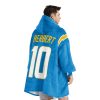 LA Rams Herbert 10 Bolt Up Football Unisex Blanket Hoodie 9 LA Rams Herbert 10 Bolt Up Football Unisex Blanket Hoodie