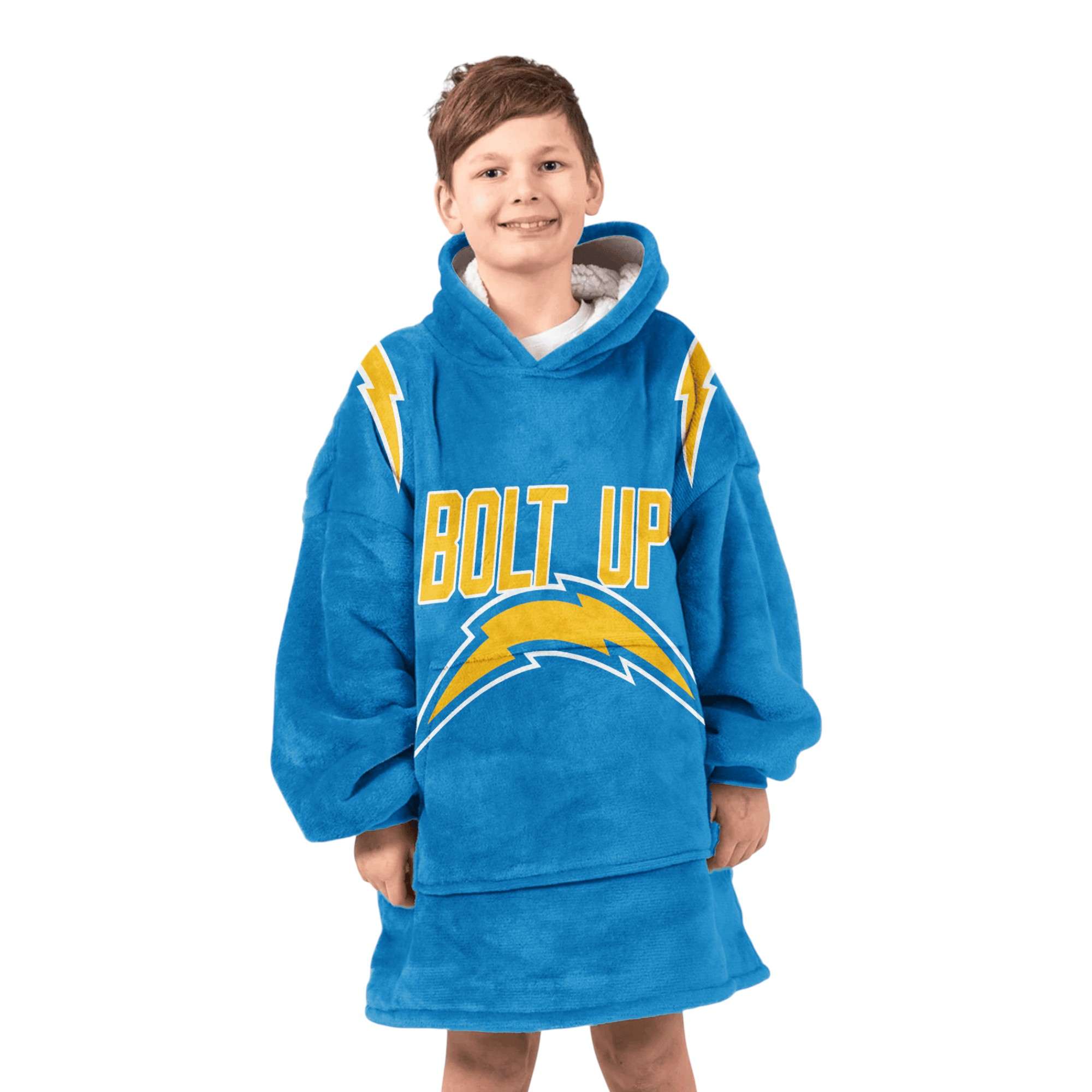 LA Rams Herbert 10 Bolt Up Football Unisex Blanket Hoodie 6 LA Rams Herbert 10 Bolt Up Football Unisex Blanket Hoodie