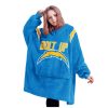 LA Rams Herbert 10 Bolt Up Football Unisex Blanket Hoodie 10 LA Rams Herbert 10 Bolt Up Football Unisex Blanket Hoodie