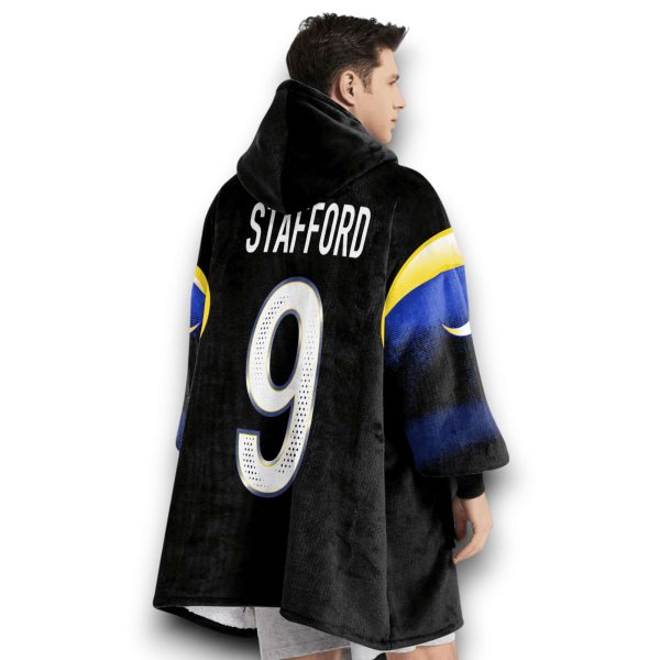 La Rams Stafford 9 Captain Football Unisex Blanket Hoodie 2