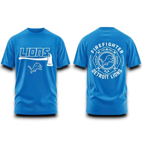Lions Firefighter Appreciation Day Shirt 2025