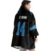 Lions Grit 14 St Brown Football Unisex Blanket Hoodie 9 Lions Grit 14 St Brown Football Unisex Blanket Hoodie