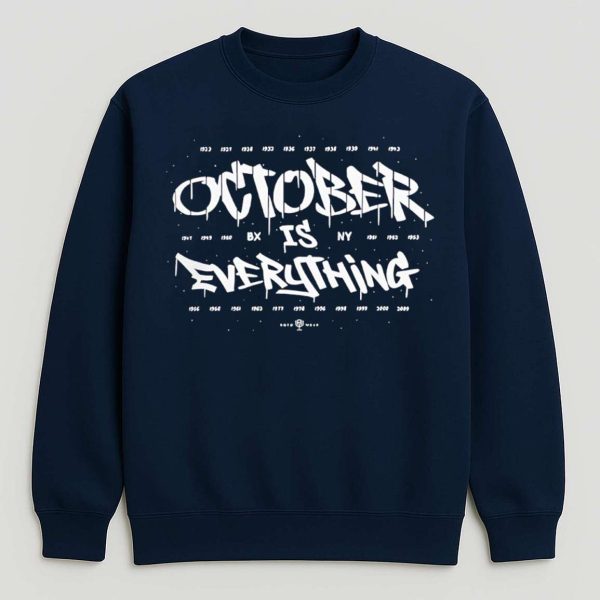 McMahon Wearing NY Yankees October Is Everything Shirt