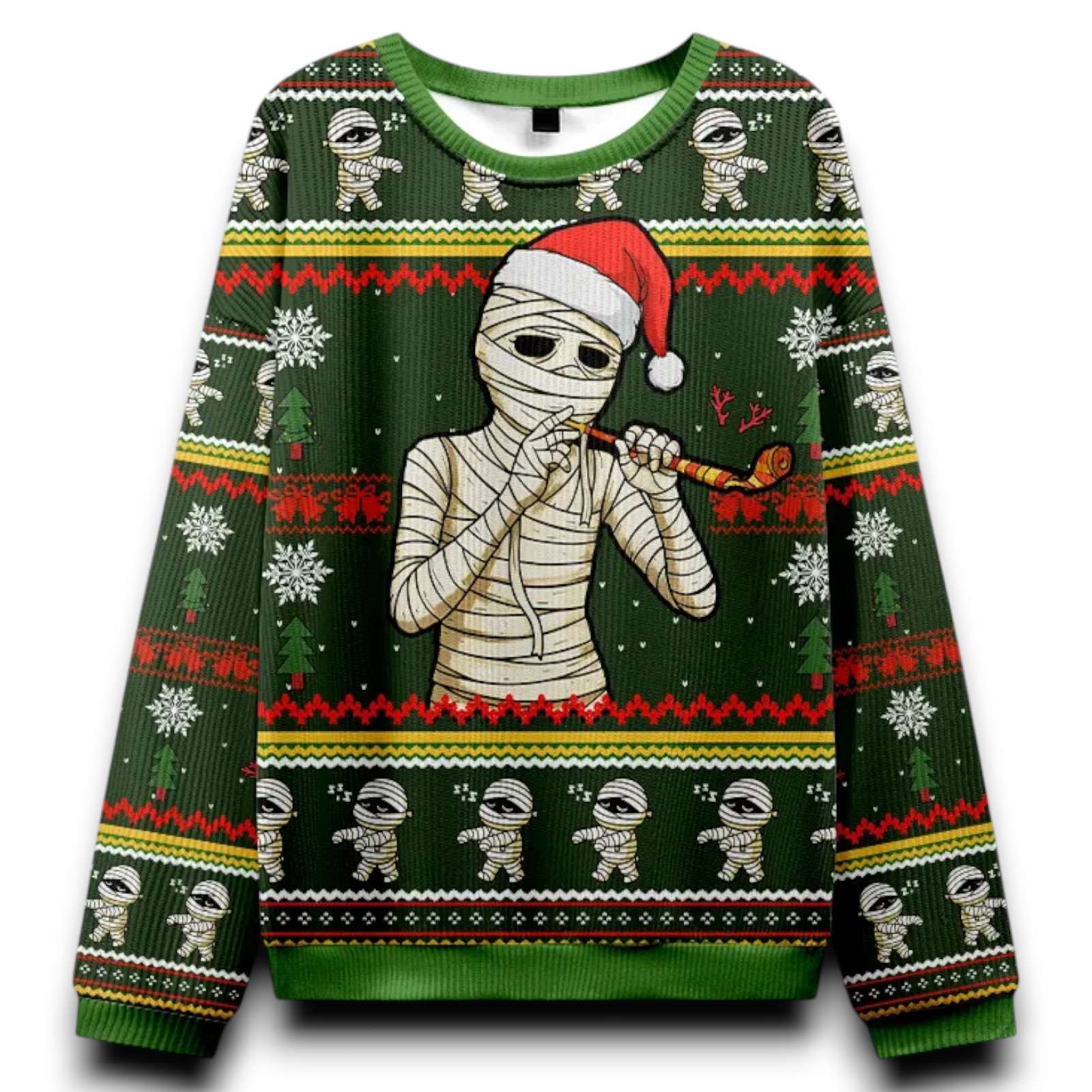 Mummy Santa Christmas Ugly Sweater