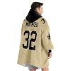 NO Saints Football Mathieu 32 Unisex Blanket Hoodie 4