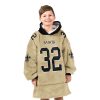 NO Saints Football Mathieu 32 Unisex Blanket Hoodie 5