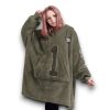 NY Giants Nabers 1 Olive Salute To Service Football Unisex Blanket Hoodie 10 NY Giants Nabers 1 Olive Salute To Service Football Unisex Blanket Hoodie