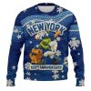 NY Yankees 125th Anniversary Grnch Ugly Christmas Sweater 2025