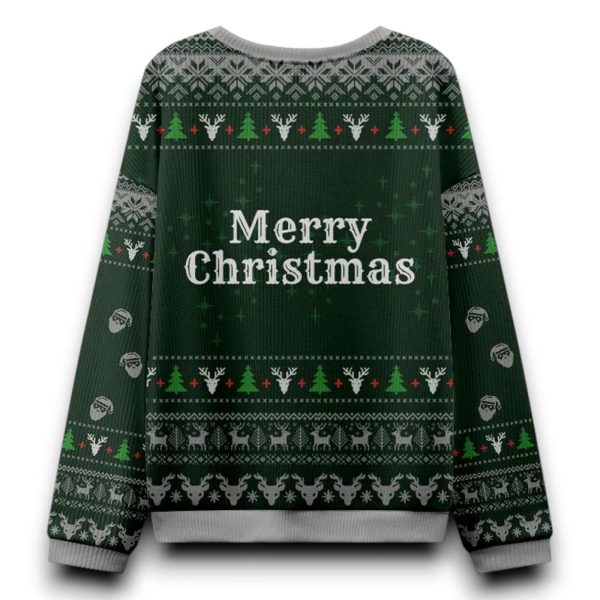 Nice Naughty Overachiever Christmas Ugly Sweater