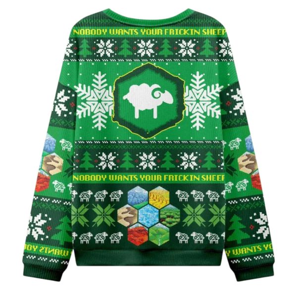 Nobody Wants Your Frickin Sheep Ugly Christmas Sweater