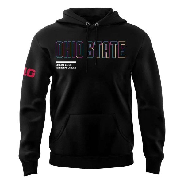 Ohio State Crucial Catch Intercept Cancer 2025 Hoodie