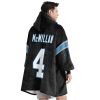 Panthers Keep Pounding McMillan 4 Football Unisex Blanket Hoodie