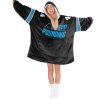 Panthers Keep Pounding McMillan 4 Football Unisex Blanket Hoodie