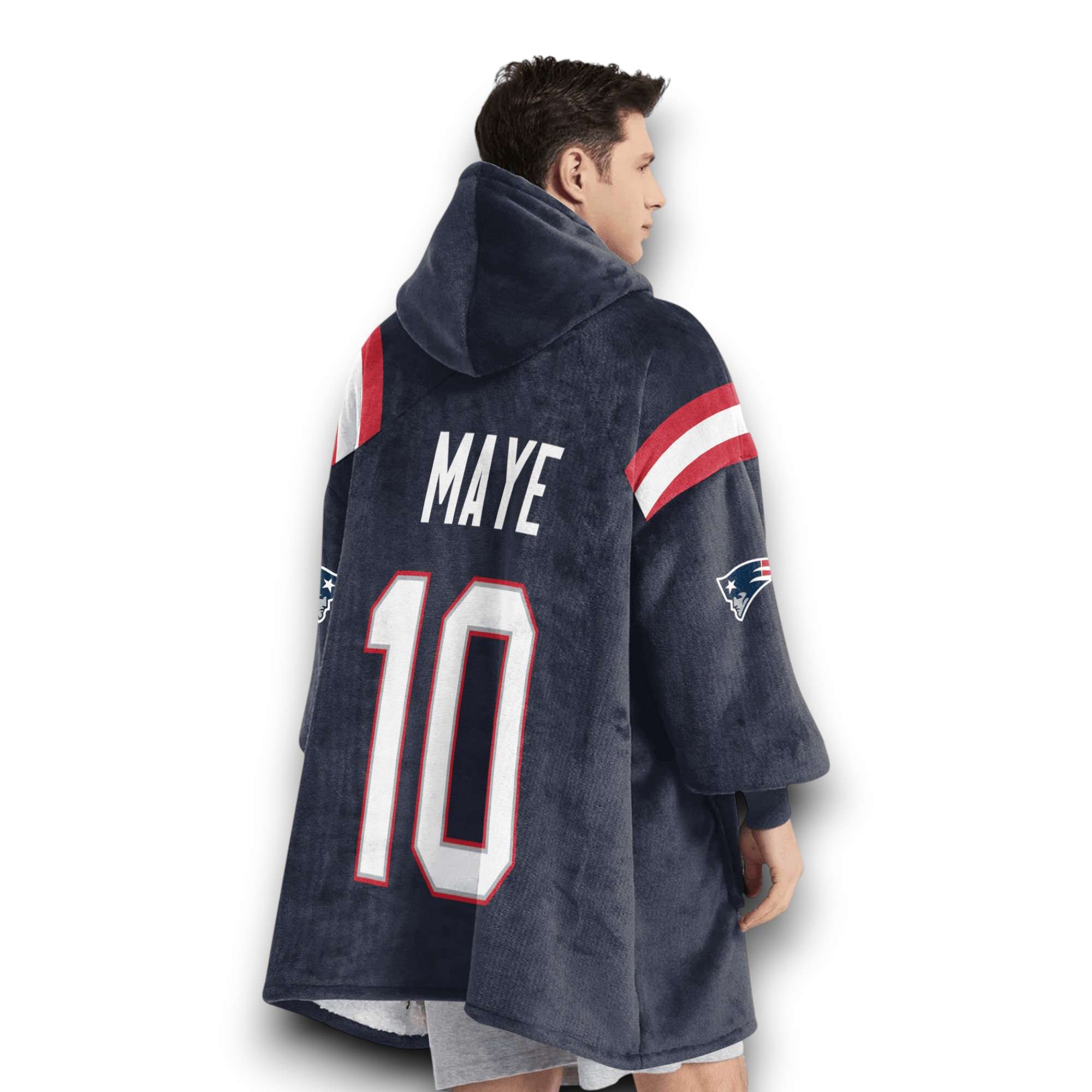 Patriots Do Your Job Maye 10 Football Unisex Blanket Hoodie 4 Patriots Do Your Job Maye 10 Football Unisex Blanket Hoodie