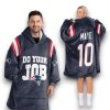 Patriots Do Your Job Maye 10 Football Unisex Blanket Hoodie 6 Patriots Do Your Job Maye 10 Football Unisex Blanket Hoodie